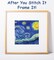 Starry Sky Detail by Vincent Van Gogh Counted Cross Stitch Pattern